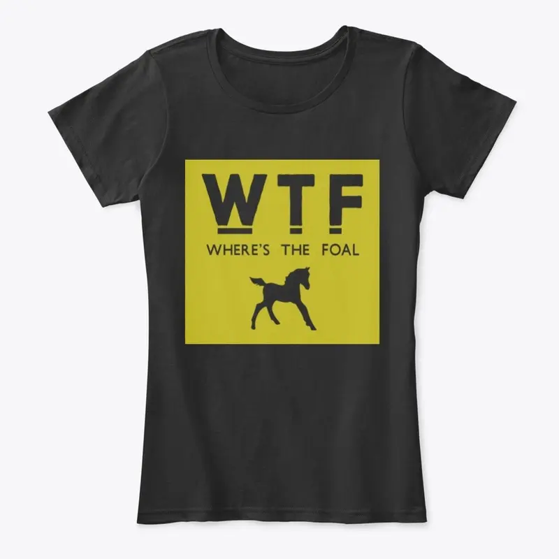 WTF horse t-shirt